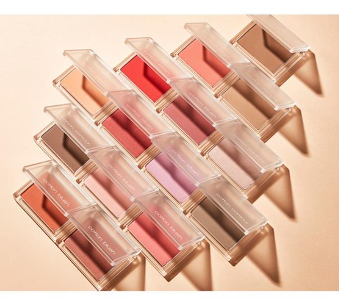 MISSHA Cotton Blusher – Soft Matte Korean Powder Blush (8 Colors)