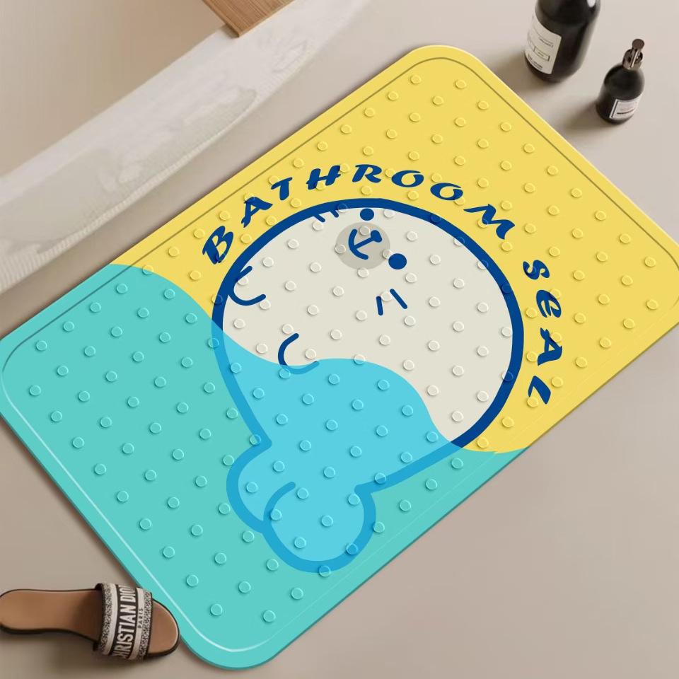 Anti-Slip Baby & Pregnant Women Bath Mat with Suction Cups for Bathroom Safety