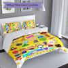3pcs Custom Name Nanimate Insanity Bedding Set,Includes 1 Duvet Cover and 2 Pillowcases,All-season Bedroom Decor