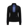 ANEW GOLF Women'S Blue Poing High Neck Sweater Agcwwkn10_Bk