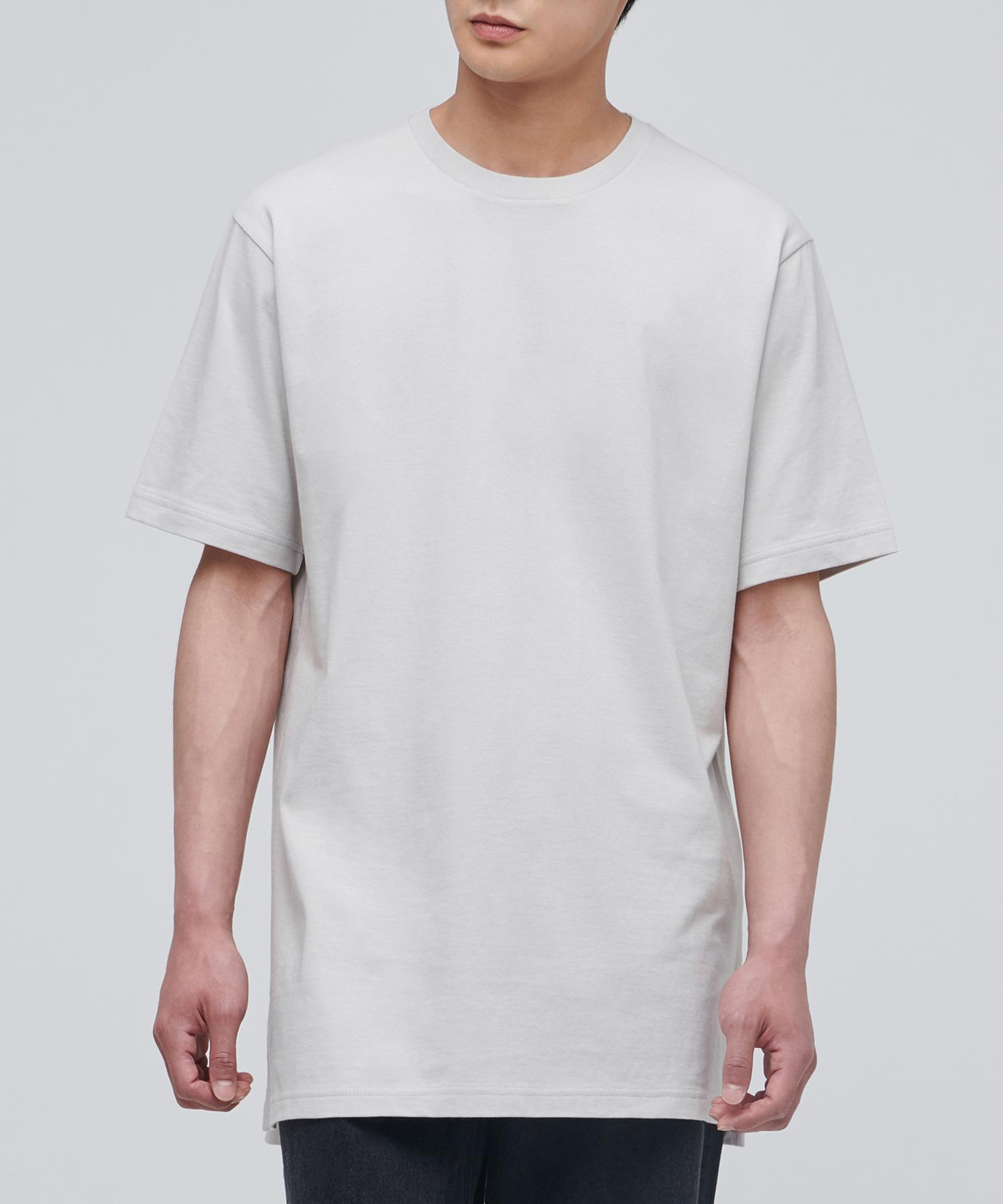 Musinsa Standard Layered Crew Neck T-Shirt_Long Length [Mushroom] Mushroom/Xs