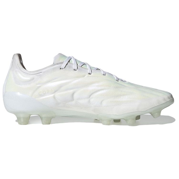 Adidas Copa Pure.1 Laced AG HG Shock Absorbing Anti-Slip Durable Football Shoes Men Football Shoes White ID4297