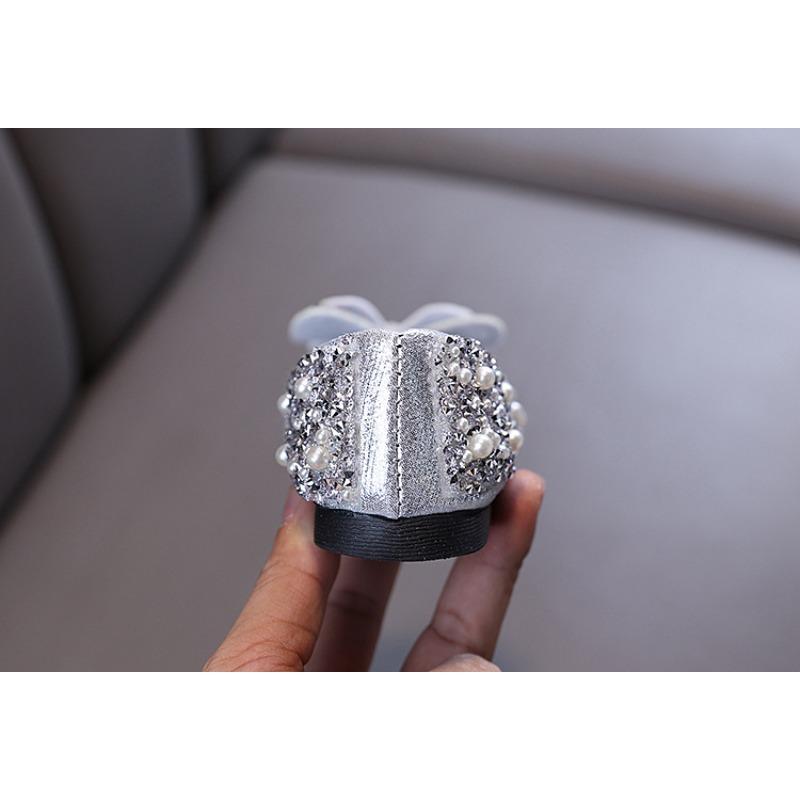 Autumn new style ladylike baby girl children's princess rhinestone single shoes leather shoes dance performance shoes