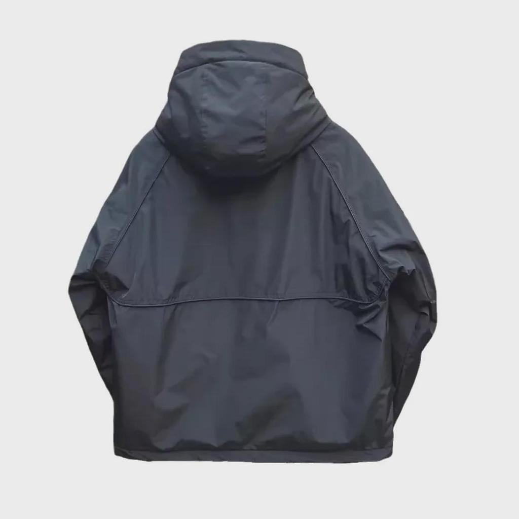 Men's 2024 Trendy Casual Solid Color Hooded Jacket