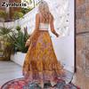 Summer Women's Bohemian Beach Maxi Dress