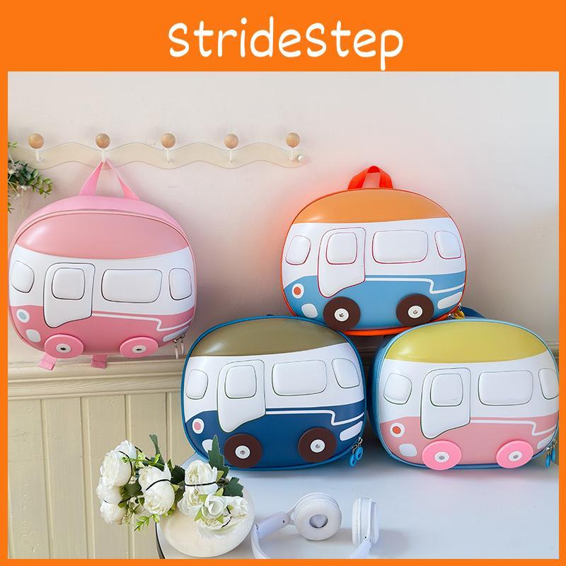 Cartoon Car Adorable Design Childrens Backpack For Kindergarten Boys And Girls In Pink Blue Orange