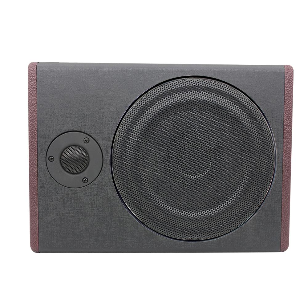 

10-дюймовый 800 Вт Автомобильный Аудио Тонкий Сабвуфер Под Сиденье Высокомощный Автомобильный Активный Сабвуферный Низкочастотный Динамик Комплект с Высокими Частотами Функцией BT чёрный