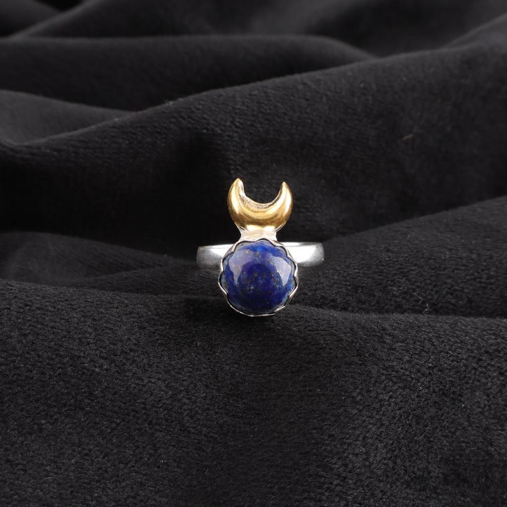 Lapis Lazuli Ring Handmade Gemstone Jewelry, 925 Solid Sterling Silver Ring, Unique Design Jewelry Ring Gift For Women