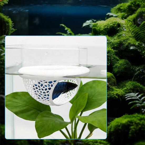 Floating Betta Hammock Fish Hide Shrimp Cave Aquarium Hammock Feeder And Rest Spot for Small Fish Shrimp Corydoras