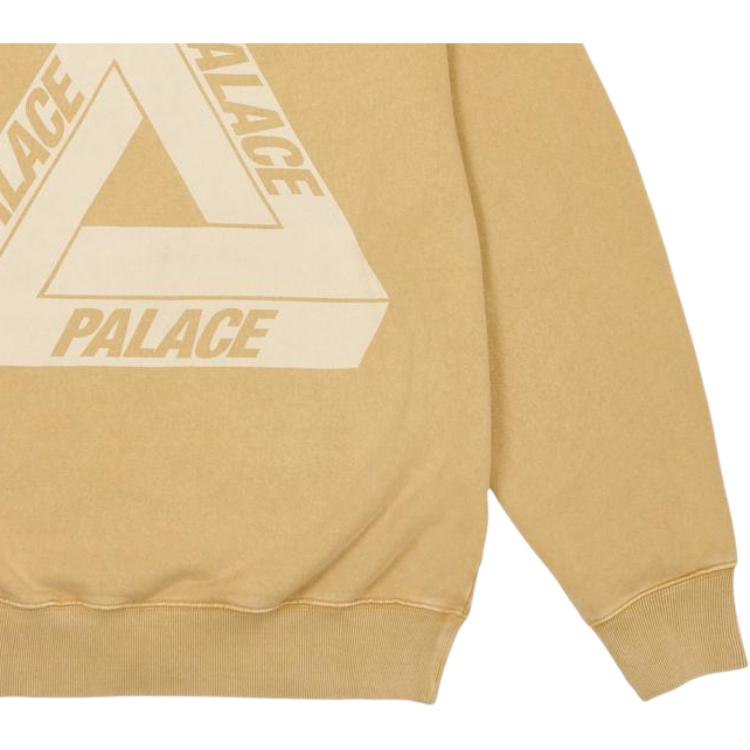 Palace Pigment Wash Tri-Ferg Hood Stone Unisex Tops Grey P26CS100