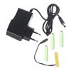 6V LR3 AAA Dummy Battery AAA Battery Eliminators Cable Replace 4Pcs 1.5V AAA Batteries for LED Light Toy Remote Control