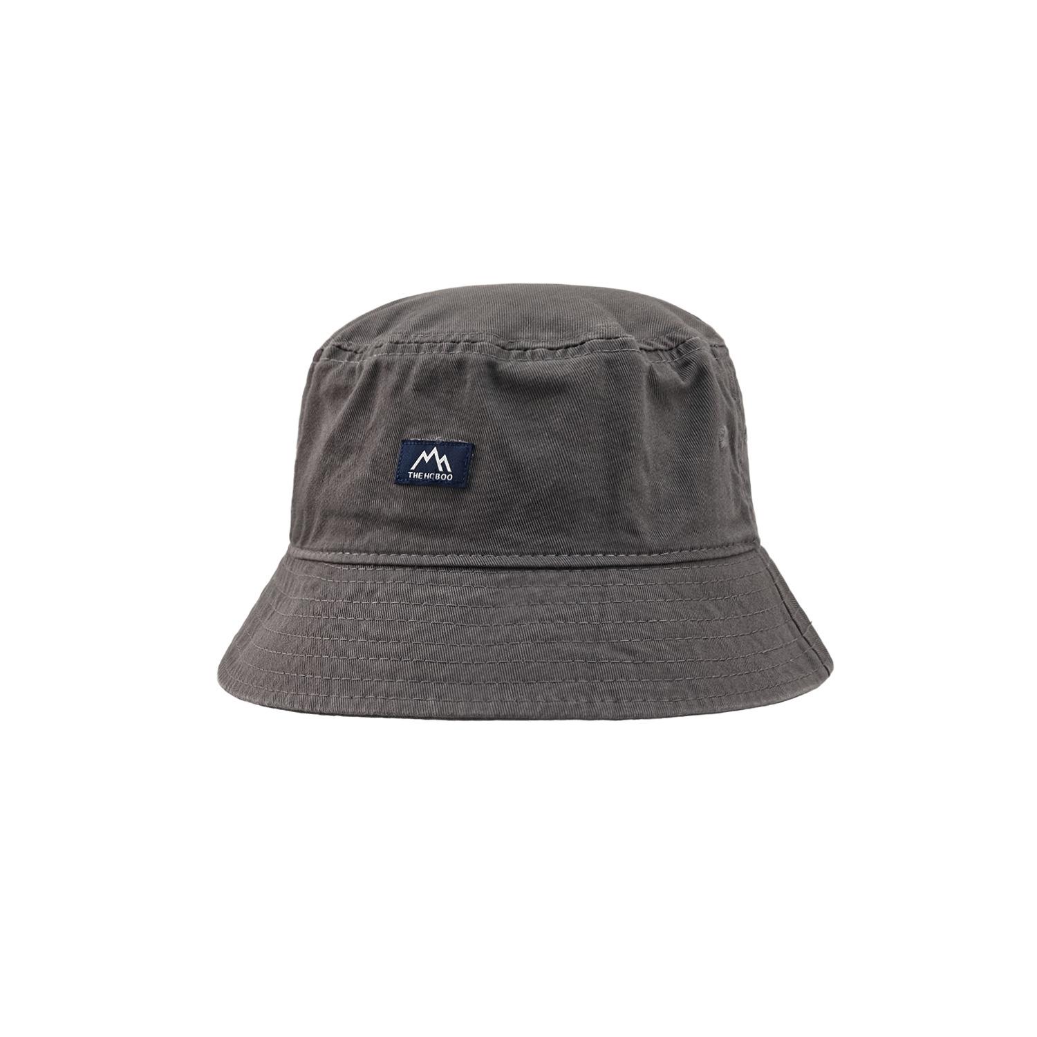 

Весенняя шляпа-ведро с надписью Hill Labeled, хлопковая японская шляпа для мужчин и женщин, универсальная шляпа, выстиранная в стиле ретро серый