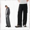 Li Ning Sports Lifestyle Series Embroidered Letter Logo Mid-Rise Loose Fit Drawstring Knit Joggers Men Joggers AKLV951-5