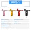 Rechargeable USB Airbrush Kit Portable Airbrush Compressor Spray Pump Handheld Airbrush Gun for FX Makeup Tattoo Painting Moisturizing
