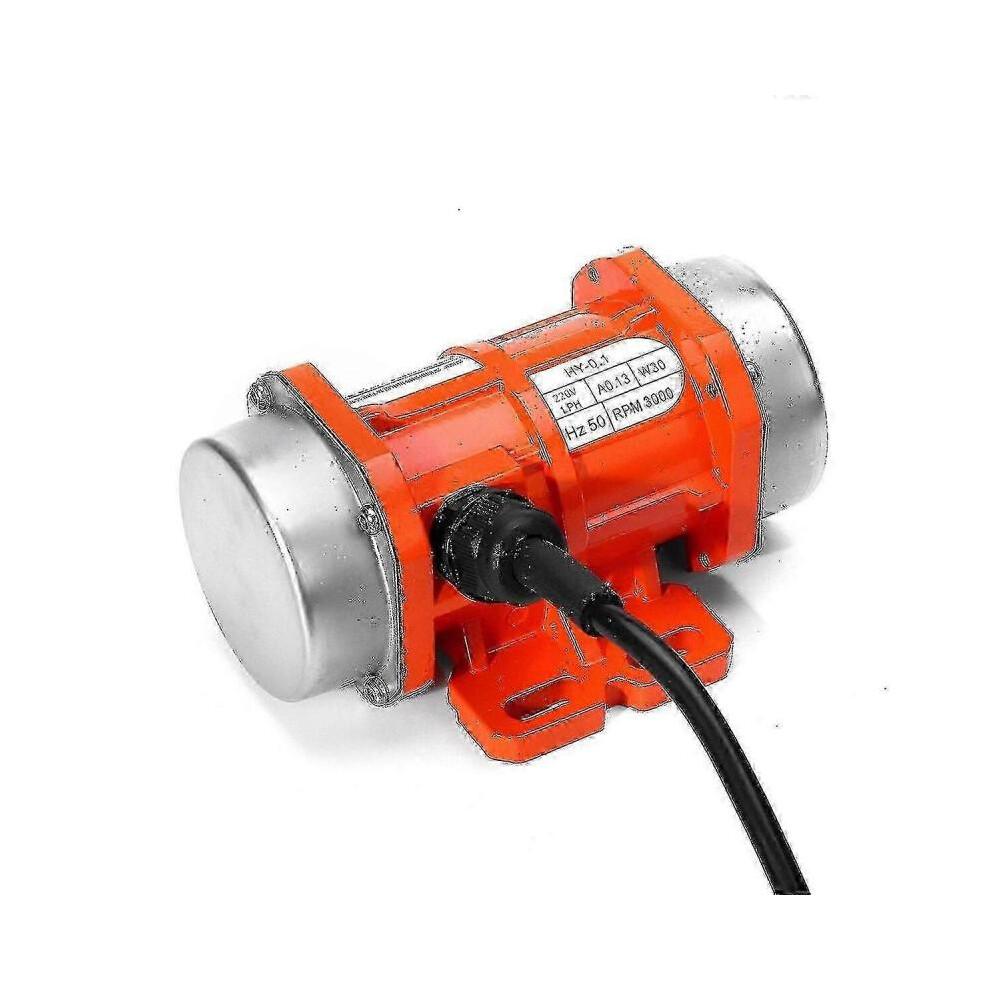 Single-Phase 15W/30W 220V Concrete Vibrating Motor 3000RPM Aluminum