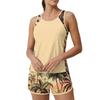 Womens Two Piece Tankini Swimsuits 2026 Tummy Control Athletic Tank Top with Printed Swim Shorts Pockets S 6XL