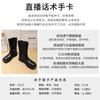 New cowboy boots women's autumn and winter mid-tube Martin boots women's square head thick heel boots women's casual retro women's boots trend
