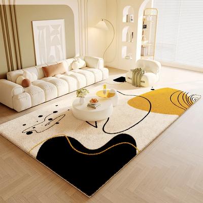 Moderner Stil Wohnzimmer Dekoration Teppich Verdickt Waschbar Lounge Bodenmatte Flauschiger Plüsch Arbeitszimmer Teppich Große Teppiche für Schlafzimmer
