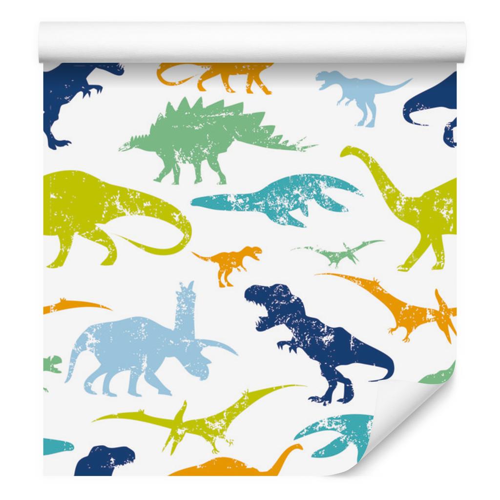 Colorful Dinosaurs Wallpaper for Living Room and Bedroom 50x1000
