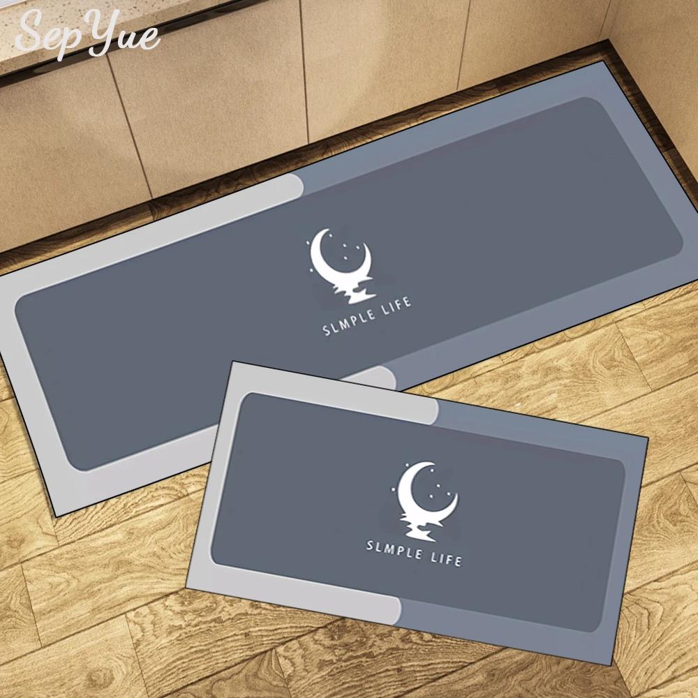 

Нековзкі кухонні килими для вітальні Килимок з великою площею Кухонний килимок Килимки Килимок для вхідних дверей Hom 50cmx80cm 1pc