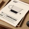 1pc Coffee Guide Espresso Americano Quotes Poster Self-adhesive Art Waterproof Paper Sticker Coffee House Bar Room Wall Decor