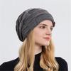Winter Teenagers Beanie Hat Slouchy Plush Liner Hat Checkered Pattern Hat Adult Winter Shopping Taking Photo Supplies