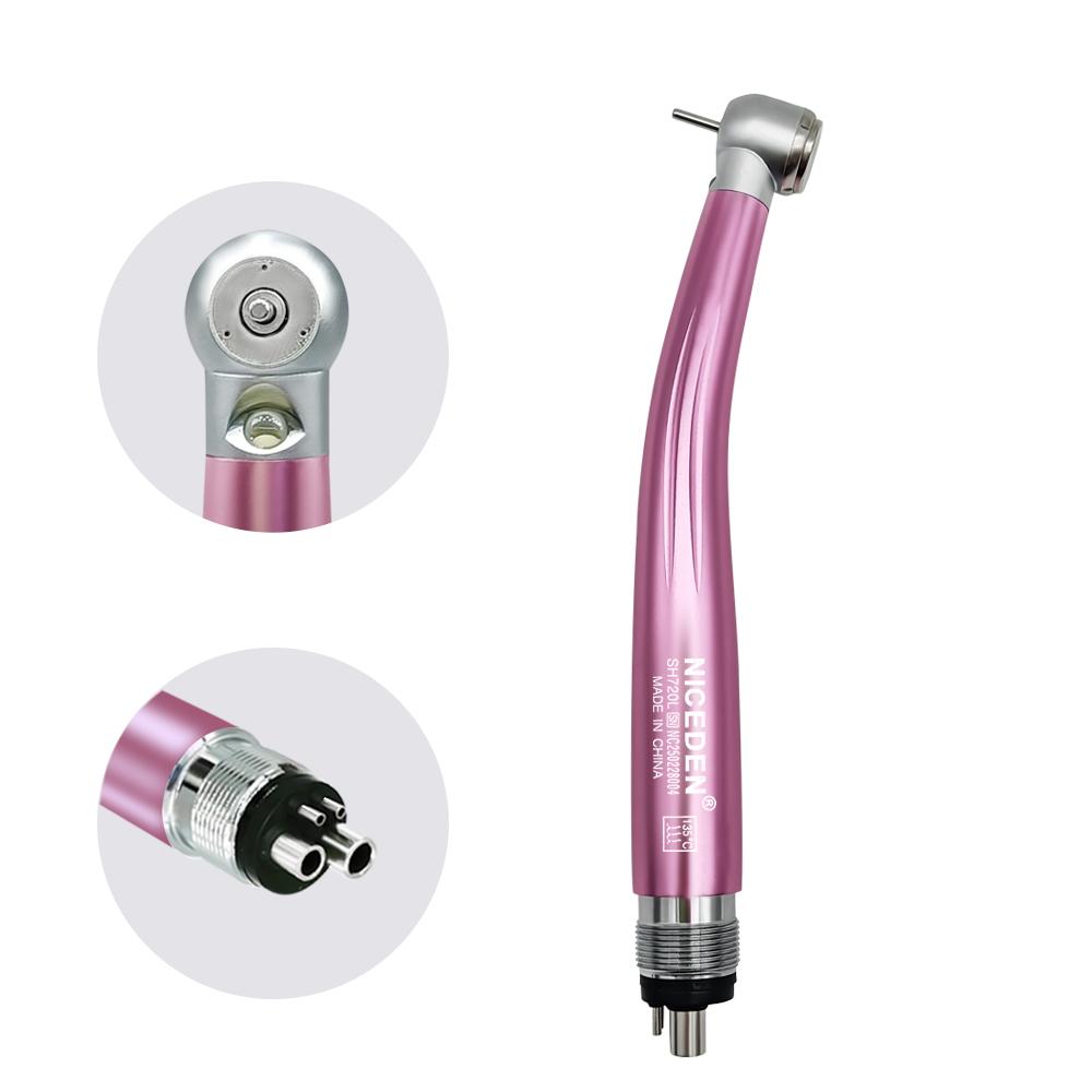 Colorful Dental High Speed Handpiece Dental Equipment Air Tubine Max Style Push Button Type or Key Type Contra Angle