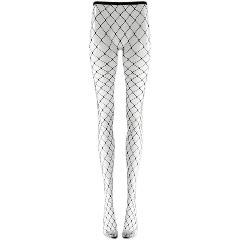 Sexy babes black silk fishnet socks jk socks summer thin white stockings anti-hook pantyhose