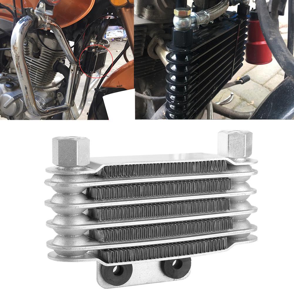 5řadý univerzální chladič motorového oleje chladicí chladič náhrada pro 125?Motocykl Dirt Bike 250CC