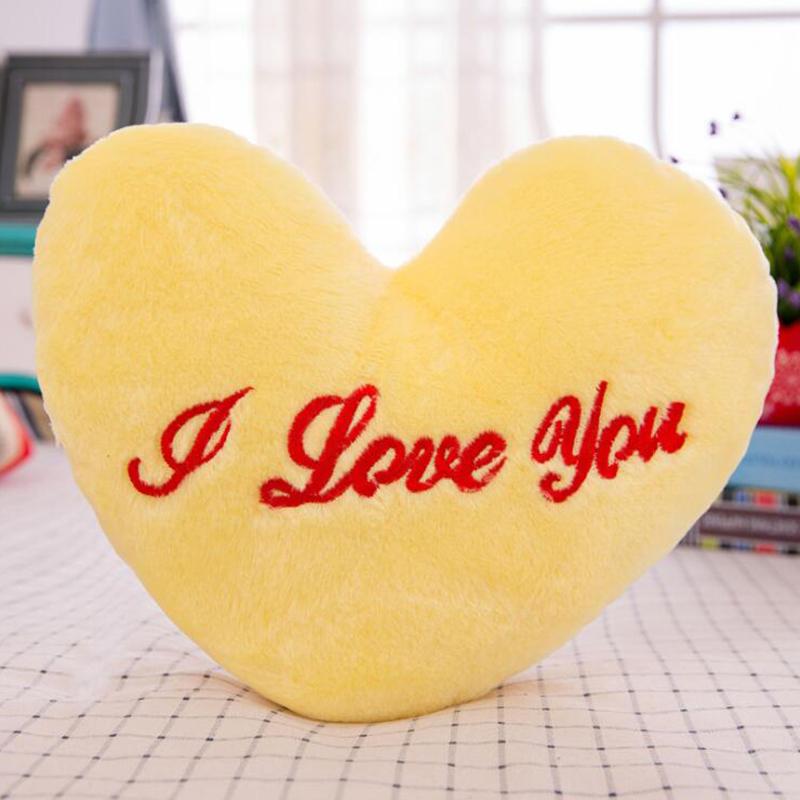 Luminous Pillow Star Cushion Colorful Glowing Pillow Plush Doll Star Heart Bear Paw Led Light Toys For Girl Kids Christmas Gifts