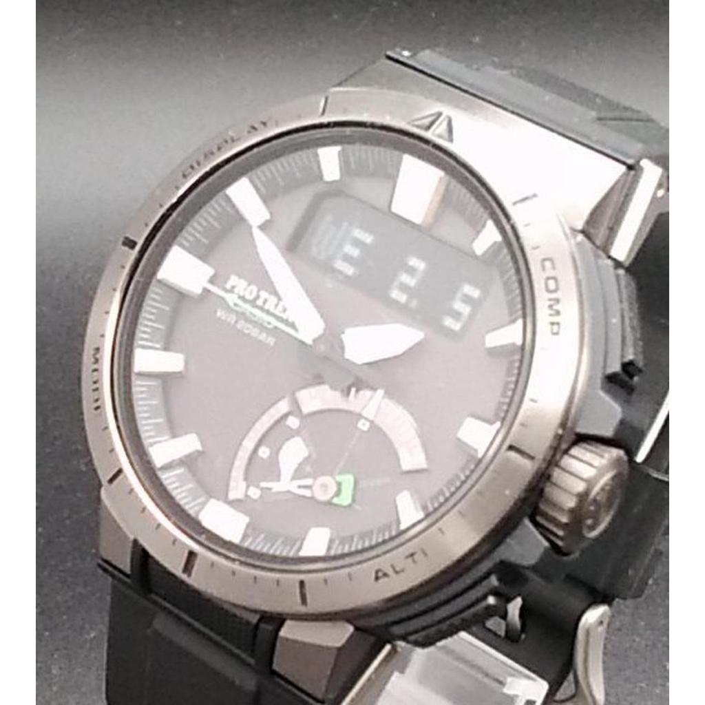 Used CASIO PRW-70Y Radio Solar Watch