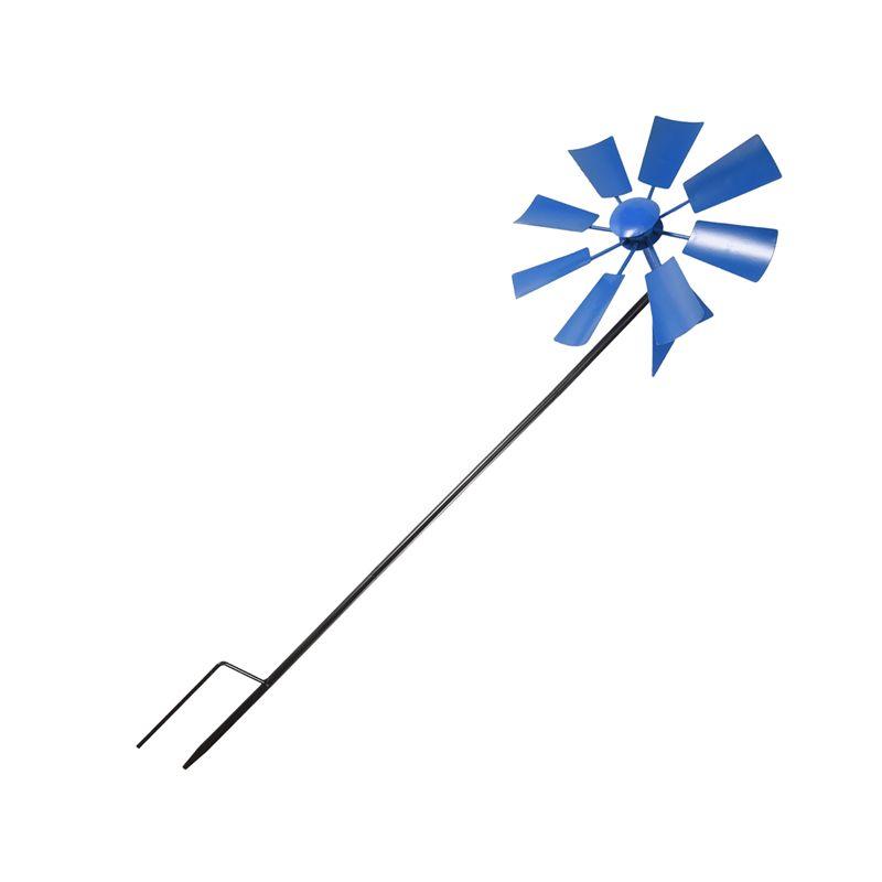 M-Modern-1Pc Wind Spinner Decorative Windmill Decorative Iron Windmill Yard Plug-In Winnower Garden Wind Spinner Ornament
