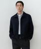 Synthetic Suede Work Jacket [Dark Navy]