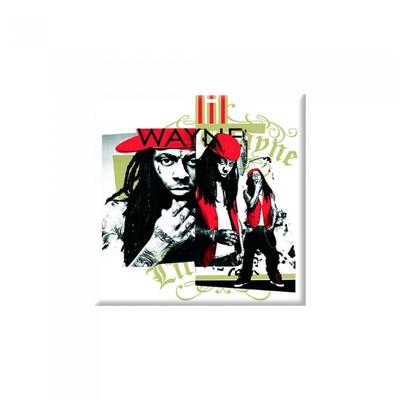 Lil Wayne Red Cap Montage Fridge Magnet