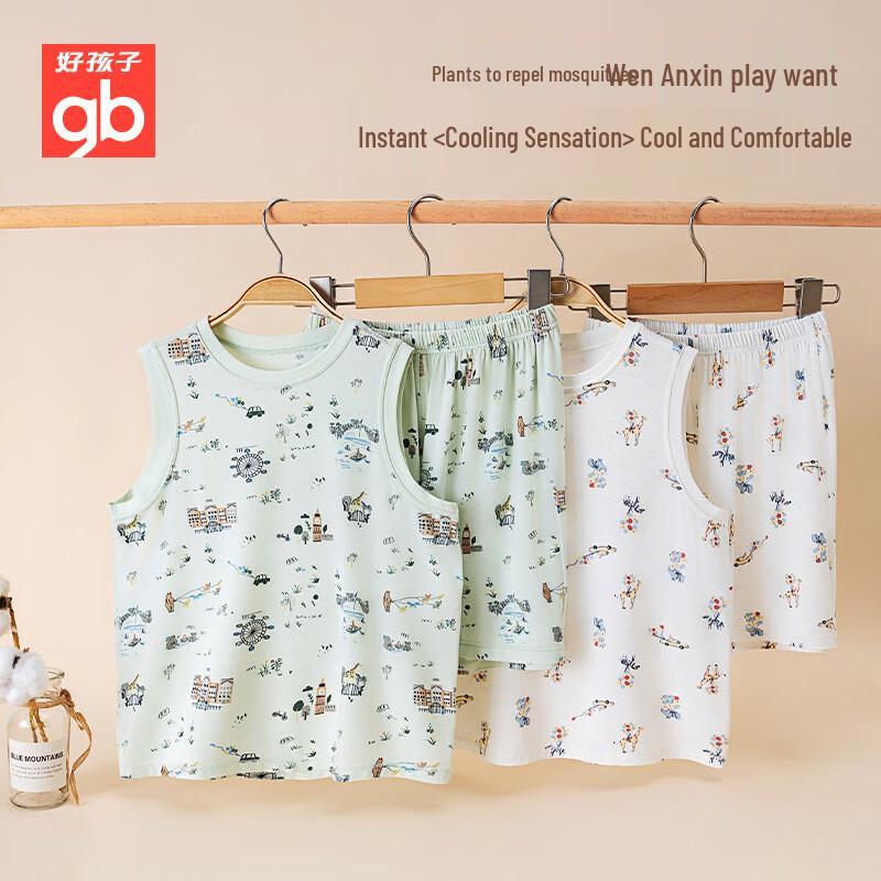 Goodbaby Kids' Summer Mosquito Repellent Vest & Shorts Set