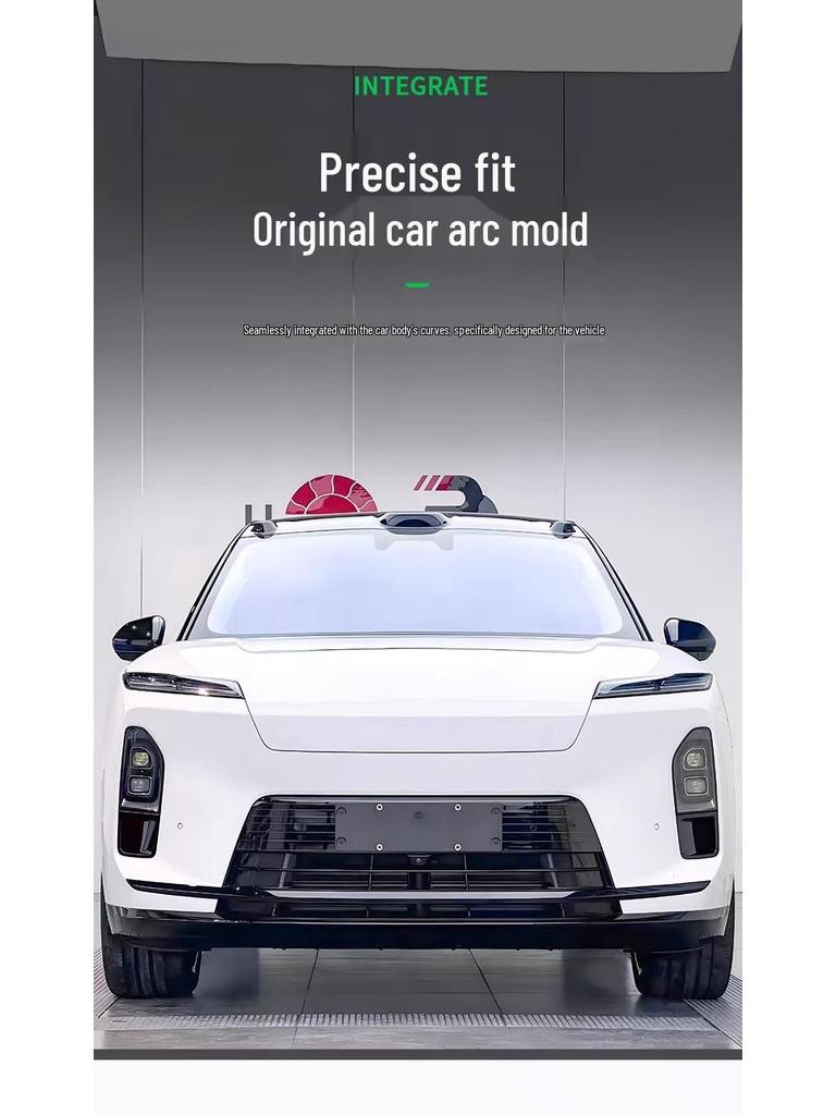 NIO L90 Fenster & Zierleisten Helle Streifen, Schwarz Abgedunkeltes Stoßstangen & Türkantenset