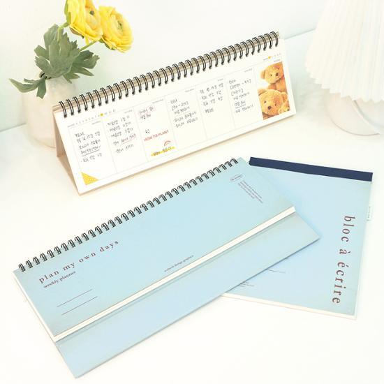 Ocheck Standing Weekly Planner Desktop Weekly Scheduler, a Popular Phrase In Korea