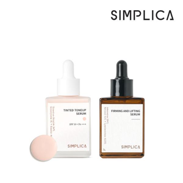 SIMPLICA Serum 2 types (Lifting 1 + Tone-up 1)