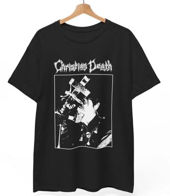Christian Death T-Shirt, Rozz Williams Gothic Rock Deathrock Band, 80s Music Tee