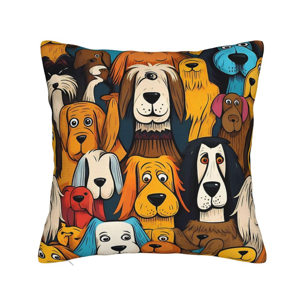 Kittens In the Wild Pillowcase Polyester Cushion Cover Decoration Cats Pattern Pillow Case Cover Sofa Drop Shipping Xcm