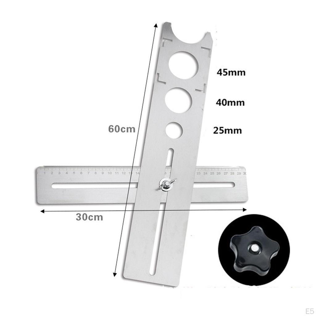Riglă pentru găuri în faianță Ceramică Artefact de găurire Perforator pentru perete