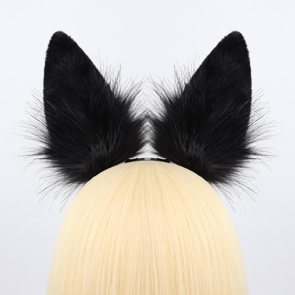 Handmade Plush Cat Ear Headband for Cosplay