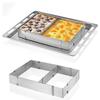 Rectangle/Square Adjustable Mousse Cake Ring Retractable Baking Mold Household Cake Mold  Dough
