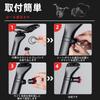 ROCKBROS Bicycle Taillight, Auto-On Rear Light with Brake, Vibration, and Light Sensors, Backlight, 5 Lighting Modes, 63 Hours of Continuous Lighting,