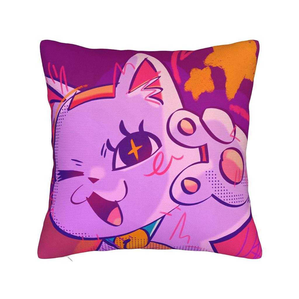 Dandadan Okarun X Momo Pillow Case Square Pillow Cover Cute Funny Cushion Cover For Wedding Party Home Decor