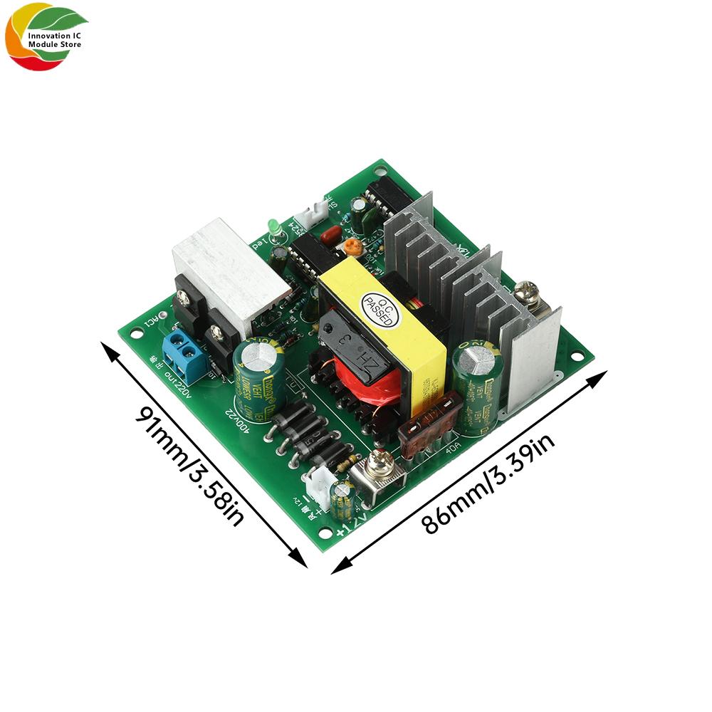 200W DC12-14.5V to AC220V Inverter Module with Switch Fan Interface Step-Up Transformer Module for Projectors and Televisions