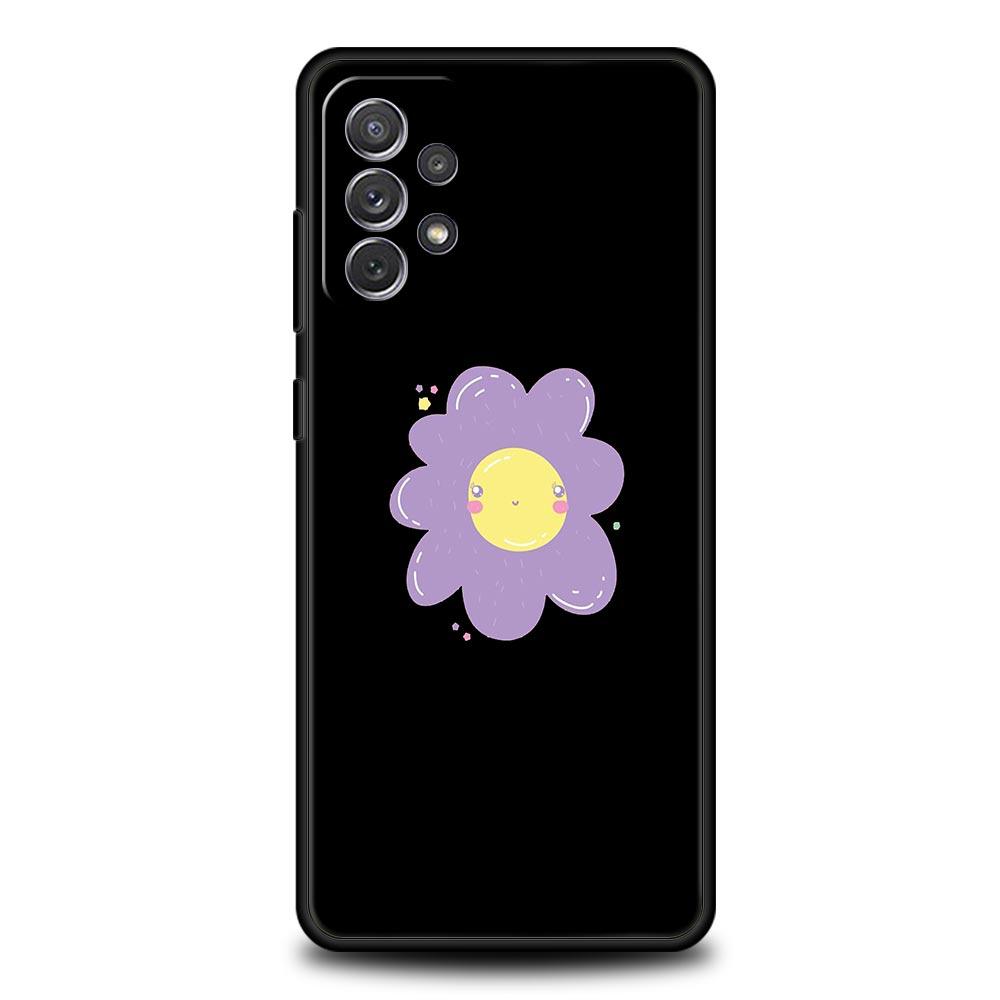 Handyhülle für Samsung A13 A51 A71 A41 A31 A21S A11 A03S A12 A32 A52 A23 A33 A53 A73 5G Hülle Kawaii Avocado Niedlicher Panda Blume
