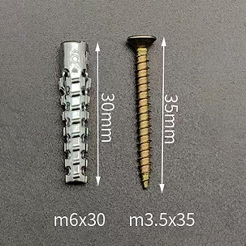 Light Duty Metal Expansion Anchors 1Pcs Strong Load Anti-Loosening Design for Household Shelf Mounting Repair