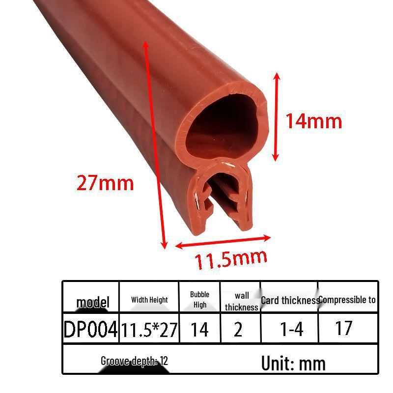 Customizable EPDM U-Shaped Rubber Sealing Strip for Electrical Cabinets and Car Doors