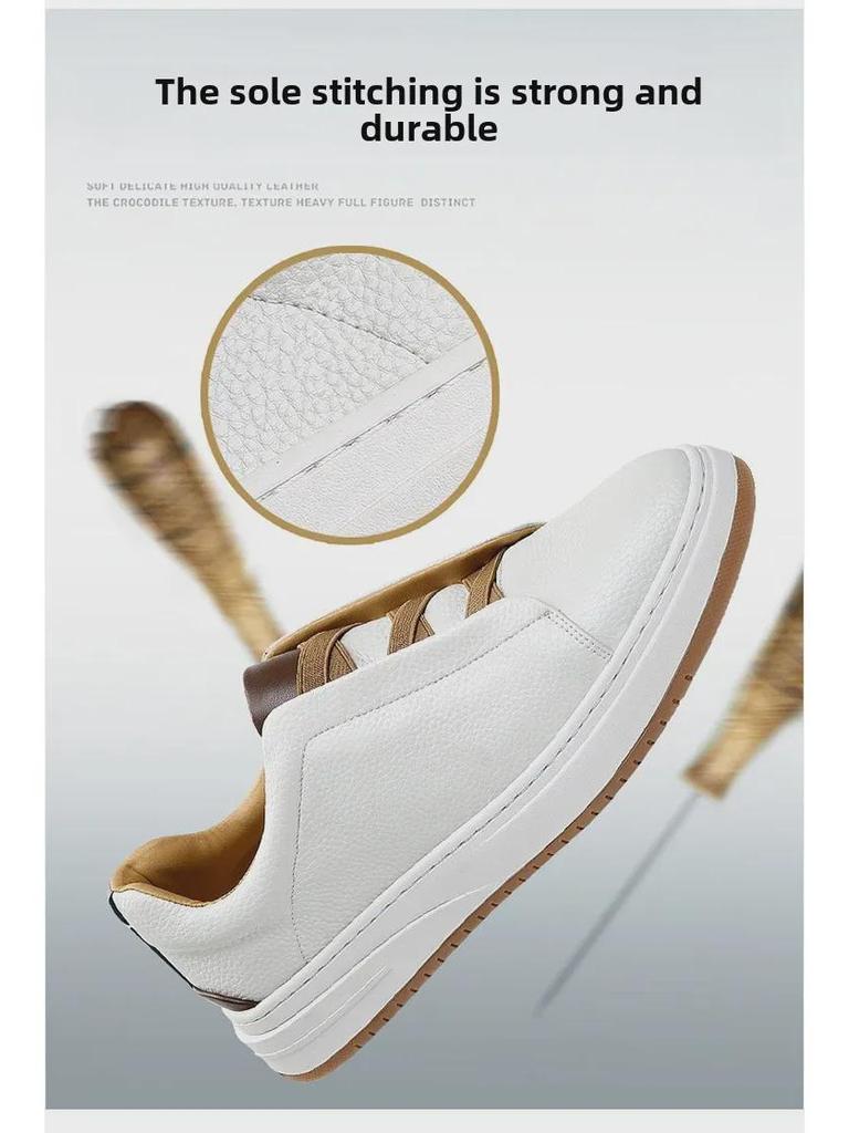 Scarpe da Uomo in Pelle Senza Lacci - Tendenza Autunno 2024: Suola Morbida, Vera Pelle, Stile Casual e Business